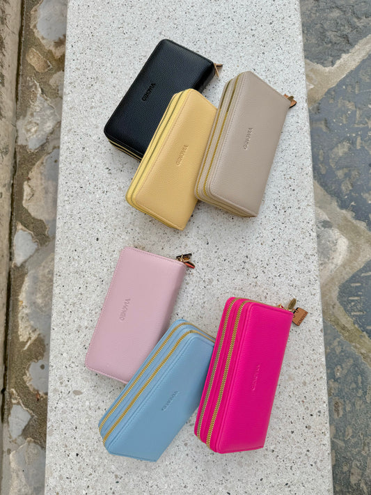 PORTAFOGLIO DOPPIA ZIP