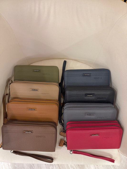 PORTAFOGLIO DOPPIA ZIP CLÒ