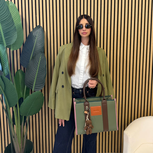 GENOVIA TOTE BAG  + PORTACHIAVI TEDDY 🧸