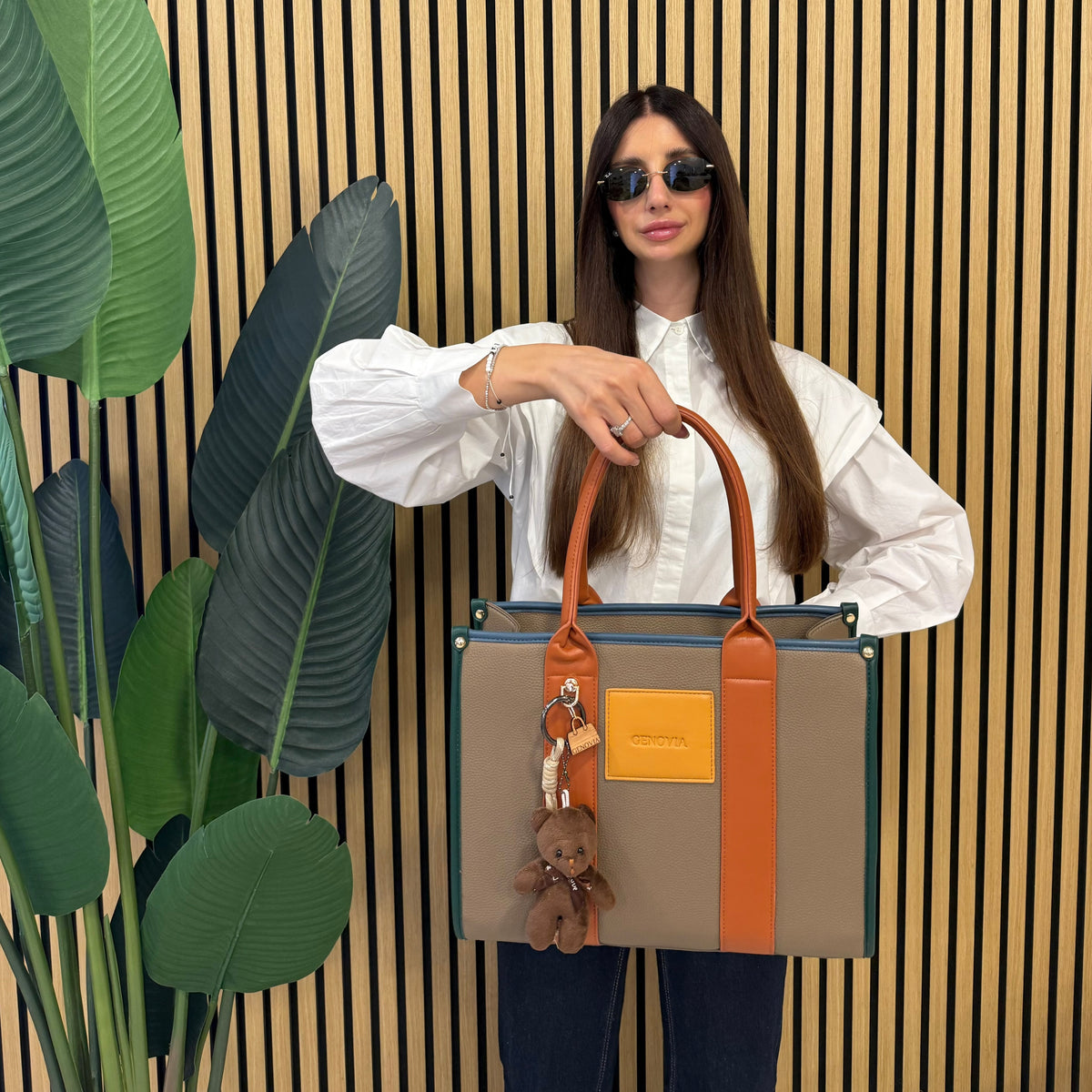 GENOVIA TOTE BAG  + PORTACHIAVI TEDDY 🧸