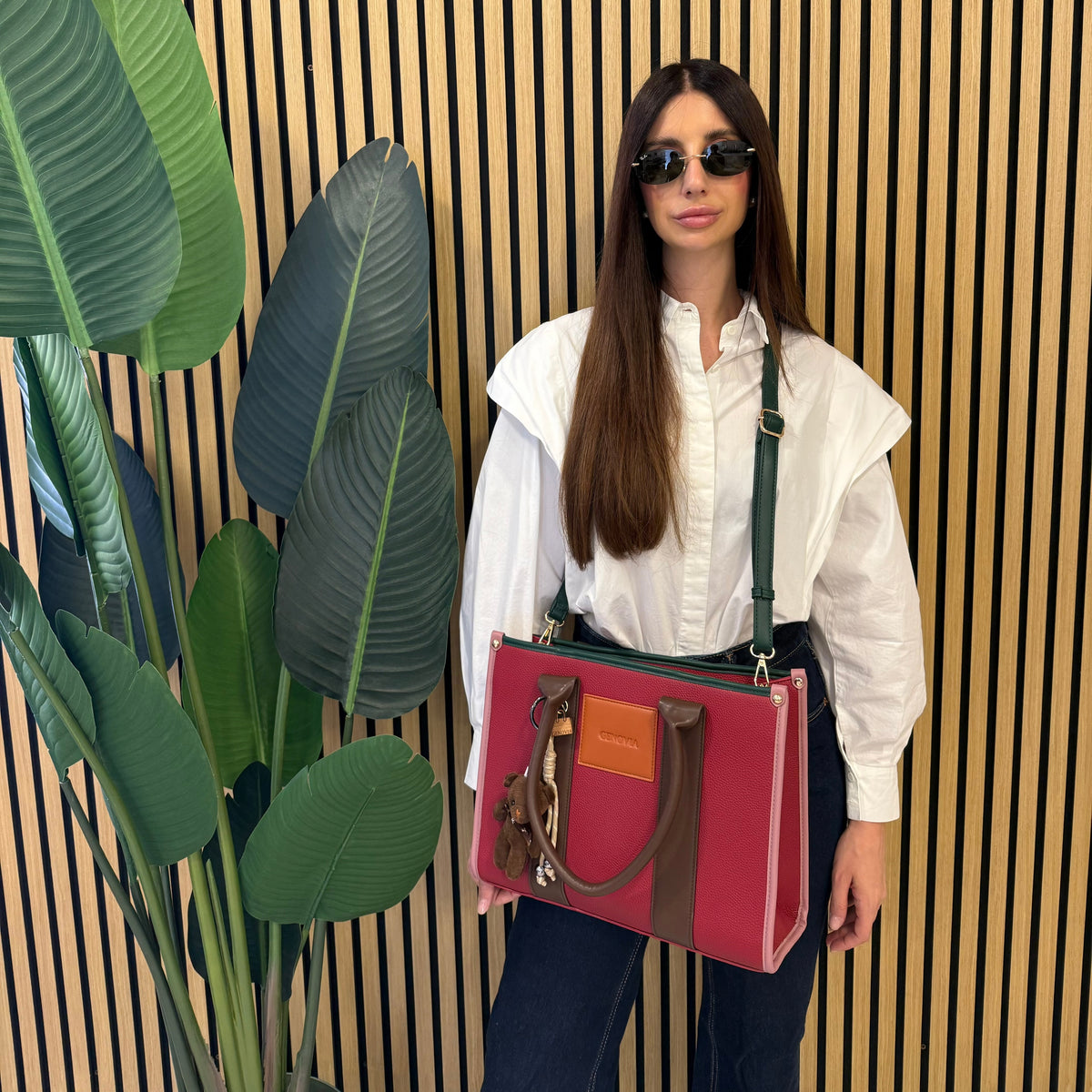 GENOVIA TOTE BAG  + PORTACHIAVI TEDDY 🧸