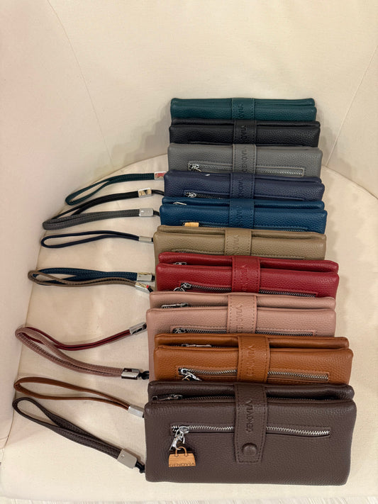 PORTAFOGLIO PENNY grande MONOCOLORE