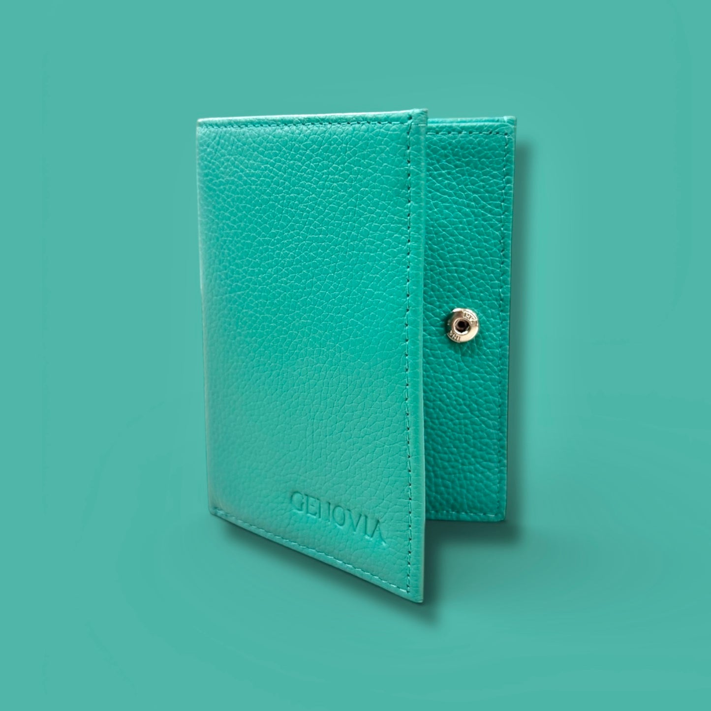 PORTACARTE VERA PELLE CON TASCA ZIP INTERNA