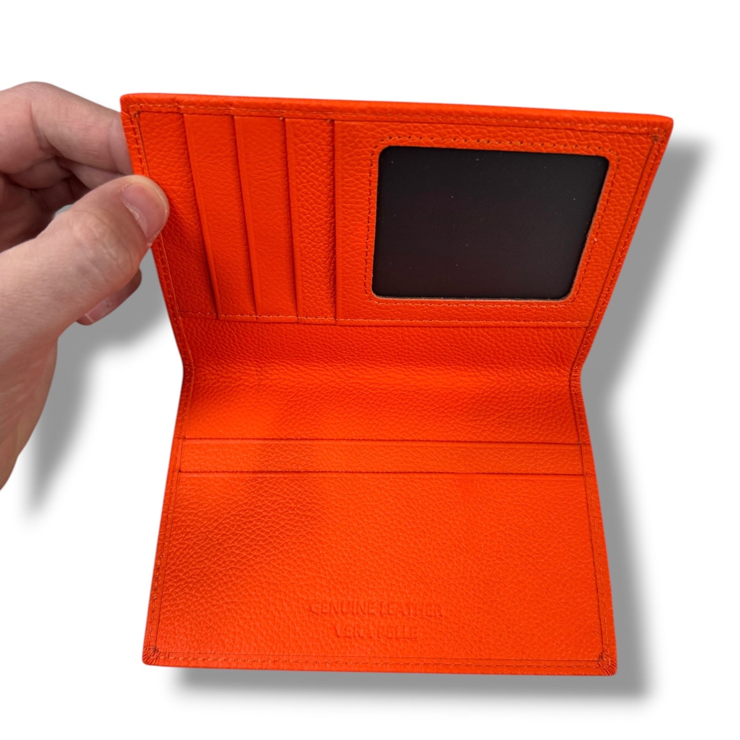 PORTAPASSAPORTO E CARTE DI CREDITO IN VERA PELLE